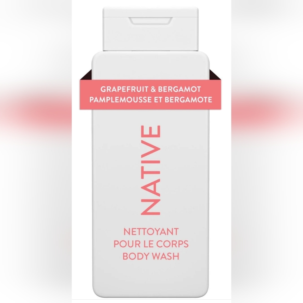 Native Grapefruit & Bergamot Body Wash - White and Pink